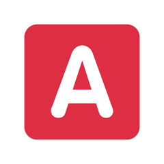 Letter A Button