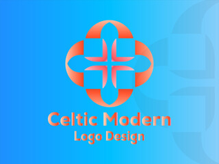 Fototapeta premium Celtic Modern Logo Design