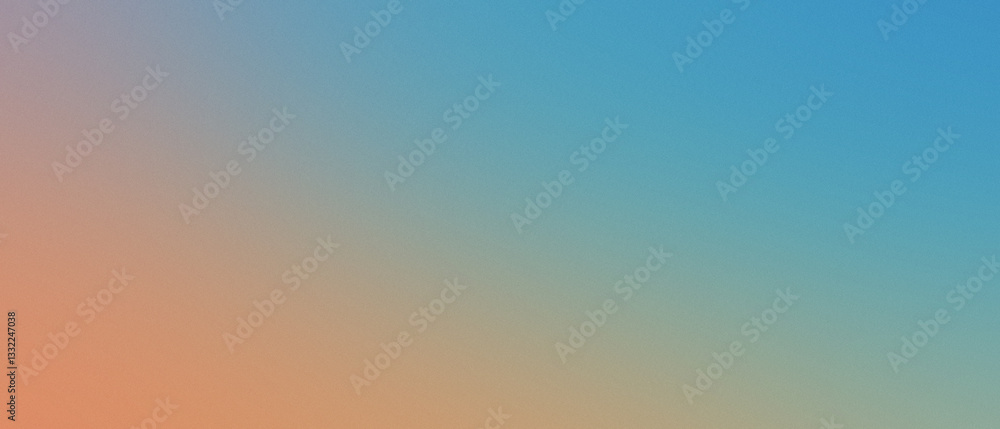 Aufkleber gradient background with blue and orange hues, smooth color transition, abstract design for web or p