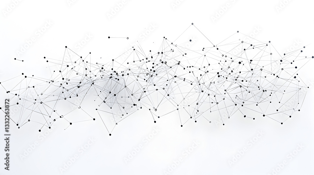 Poster digital interface visualization isolated background stock photo clean environment abstract concept