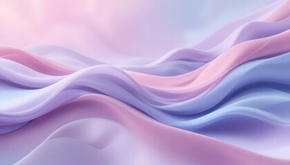 Soft Abstract Waves of Pink and Purple Blending Seamlessly in a Digital Design, Creating a Gentle and Elegant Artistic Pattern
