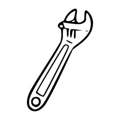 wrench vector illustration