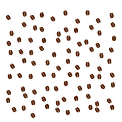 Abstract Coffee Bean Pattern with Layout Variations