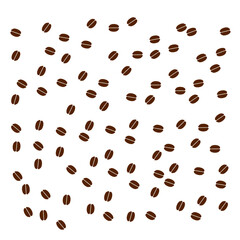 Abstract Coffee Bean Pattern with Layout Variations