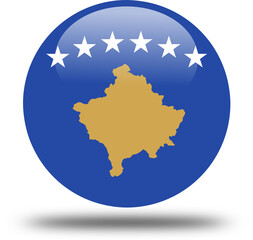  Flag Kosovo Circular Icon
