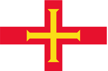 Obraz premium flag of guemsey
