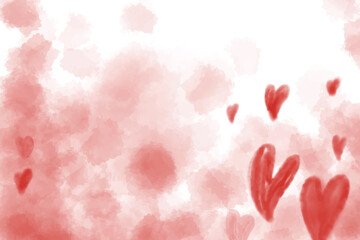 Pink watercolor abstract background. Watercolor pink background. Abstract pink texture.