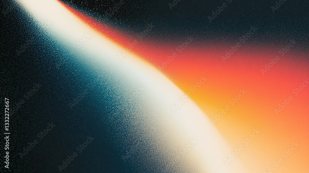 Poster abstract cosmic gradient a vivid display of celestial colors and textures