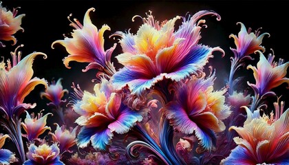 Vibrant Cosmic Nebula Art | Stunning Space Galaxy Wallpaper | Colorful Abstract Universe