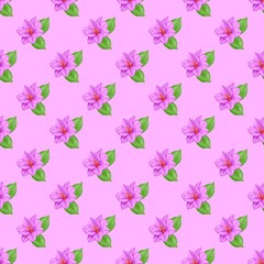 Fototapeta premium seamless floral pattern