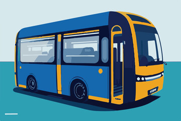 public transport lima. vector illustration