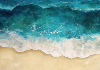art Tropical beach water background