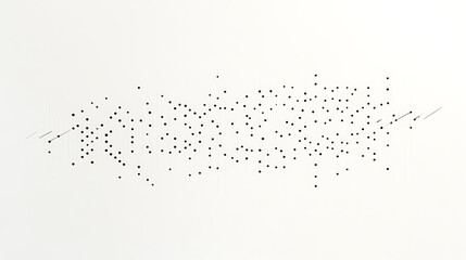 representation of a DNA sequence, clean white space with elegant modern typography 