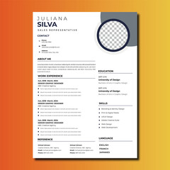 Simple Professional Resume 