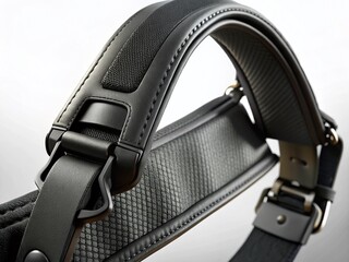 Tactical Gun Shoulder Strap Isolated on White Background - High-Resolution Stock Photo