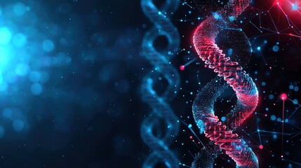 A high-tech bio-intelligence lab with AI-driven peptide restructuring, dynamic nanobot-infused serum molecules displayed in radiant quantum-generated light waves