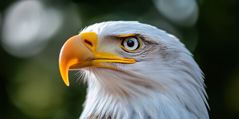 Obraz premium Bald Eagle Head and Neck Close-up