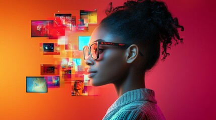 Advertisers use AI to create thousands of ad variations and select the most effective ones.