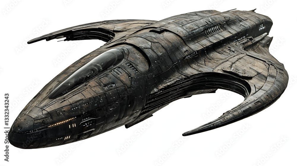 Poster exploring futuristic spaceship designs sci-fi universe concept art digital environment aerial view i