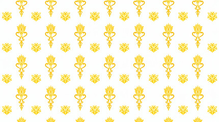 Luxurious Gold Buttercup Seamless Pattern for Upscale Designs