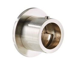 steel pipe cut out isolated transparent background