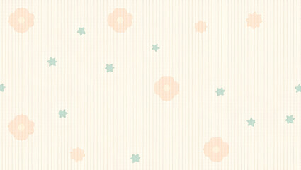 Minimalist daisy seamless tile pattern with abstract daisy shapes and soft pastel hues ideal for modern offices concept as Abstract daisy shapes and soft pastel hues create minimalist seamless tile pa