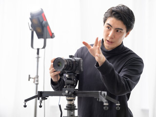 カメラマン・男性・動画