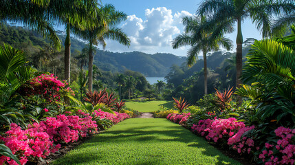  tropical garden,