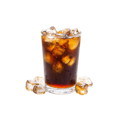 A Disposable Coffee Cup with A Lid on A White Background