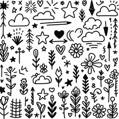 Naklejka premium seamless pattern with flowers