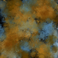 Abstract textured background with watercolor effect and splashed drops on black. Dynamic, deep and rich background. jpeg