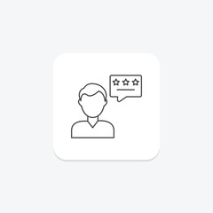 Obraz premium Testimonial, vector, pixel perfect, illustrator file