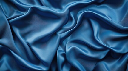 Obraz premium Seamless texture of blue cloth