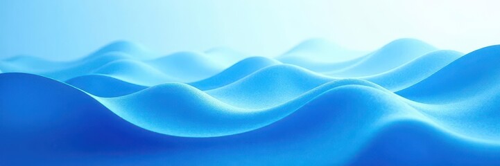 Obraz premium Abstract blue and white wave pattern background , ocean, sky, cool