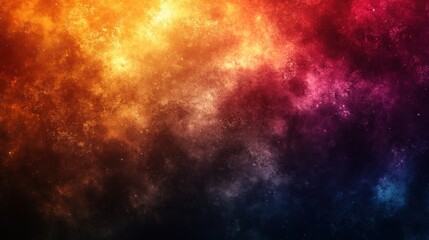 Naklejka premium Abstract space nebula background, vibrant colors, cosmic backdrop, digital art, space exploration, wallpaper, poster, graphic design