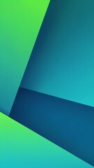 Abstract geometric shapes in varying shades of blue and green creating a modern and vibrant composition perfect for backgrounds or design projects