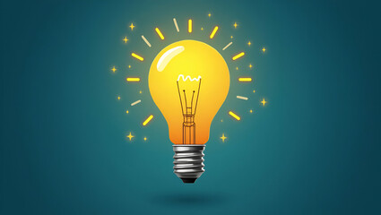 Illuminate Your Creativity: Quick Tips for Smart Innovations and Energy-Powered Growth with Light Bulb Concepts - Stock Photo Ideas for Success and Inspiration