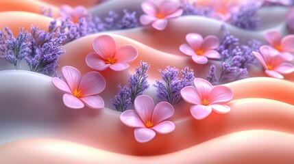 Floral serenity nature photography soft background close-up peaceful aesthetic