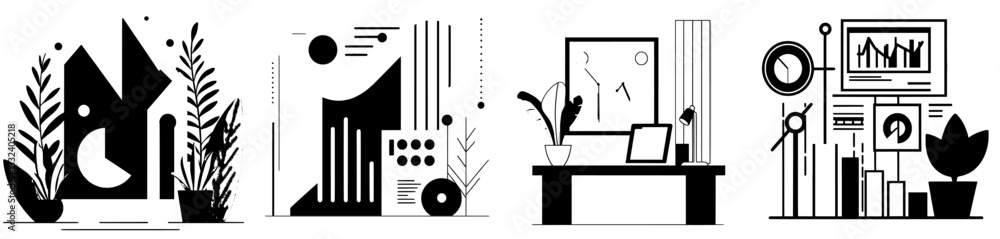 Poster a data analysis dashboard featuring bar graphs, pie charts, line graphs, and a report checklist is p