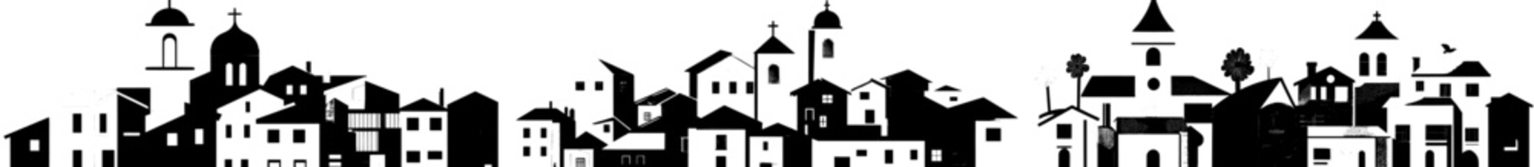 Vibrant depiction of a Latin American village, showcasing Mexican homes, fireworks, and a lively Cinco de Mayo celebration