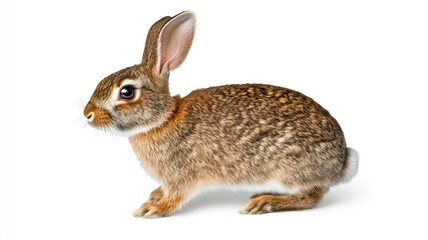 Fototapeta premium Happy easter day bunny and eggs nature rabbit scene spring vibe