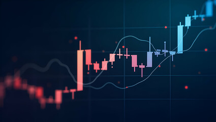 Flat Candlestick Chart: Visualizing Bullish Stock Market Trends
