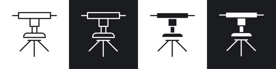 Sprinkler icon symbol collection on white background.