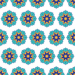 arabic style seamless pattern for background, greeting card, packaging, texture, fabric pattern, wallpaper, wall decoration