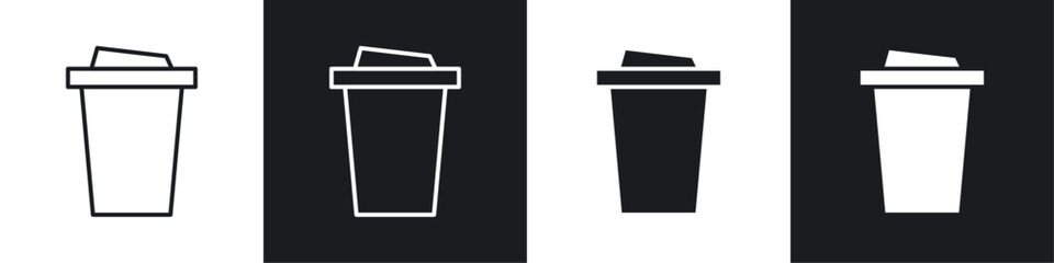 Togo Cup icon symbol collection on white background.