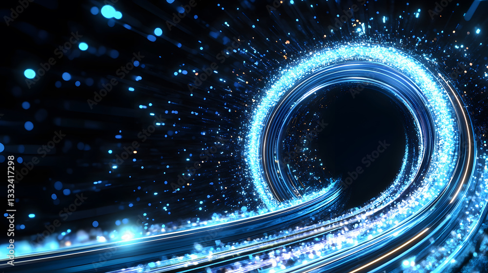 Aufkleber Dynamic factory automation conveyor speed chaos industrial setting motion graphics