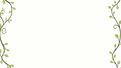 Elegant Seamless Tile Pattern: Intertwining Green Vines on White for Upscale Bathroom Design