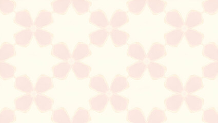 Minimalist Poinsettia Seamless Tile Pattern: Abstract Shapes & Soft Pastels for Modern Office Decor