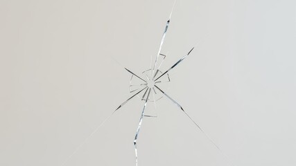 Close-up of a glass crack splitter tool against a neutral background, supply, repair kit, gray background