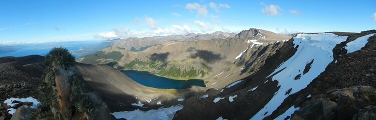 Panoramas of Patagonia while backpacking